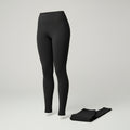 Girls Tights / Leggings — Black | High Waist