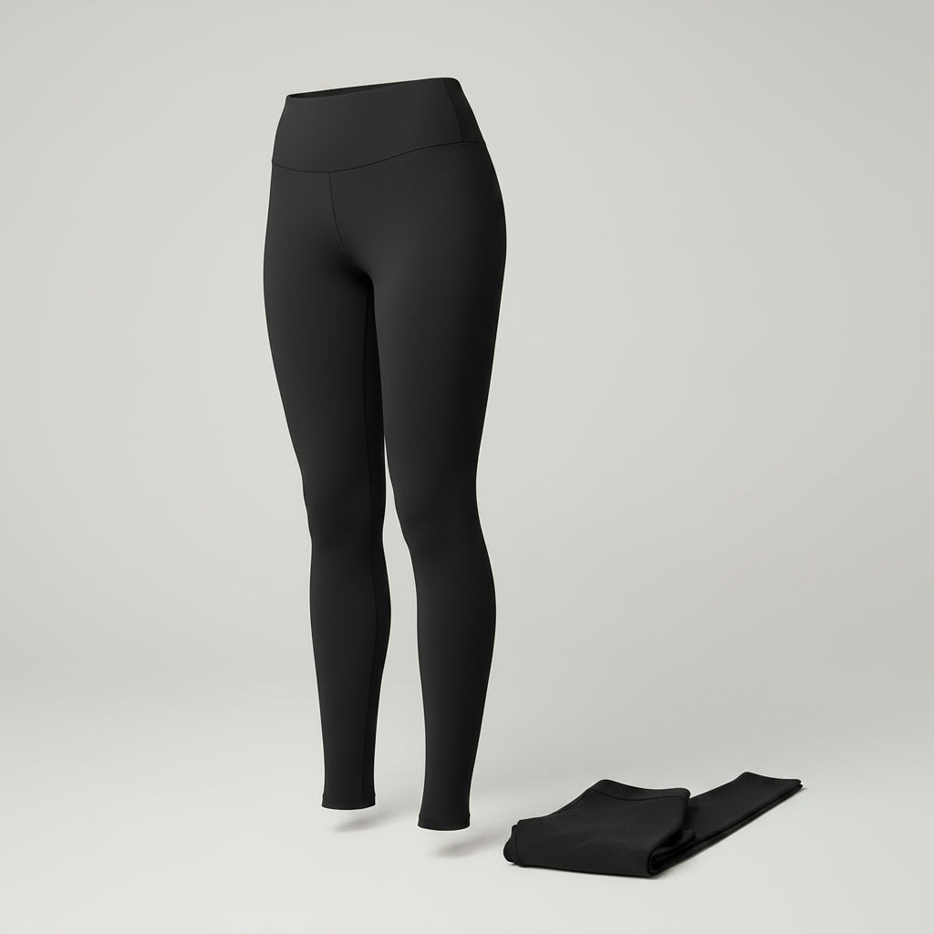 Girls Tights / Leggings — Black | High Waist
